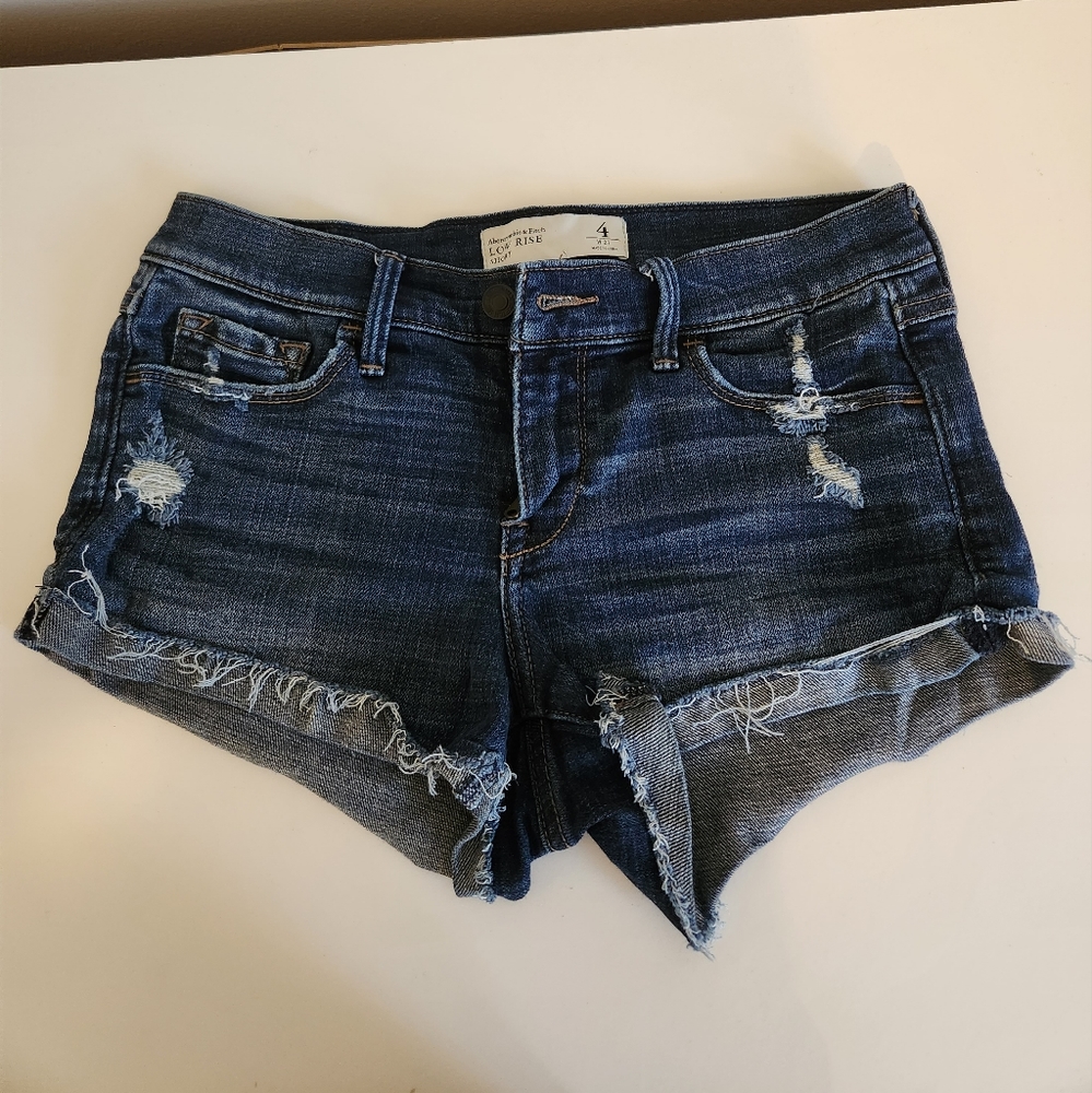 Abercrombie and Fitch Low Rise Jean Shorts